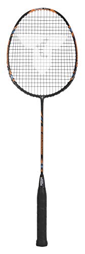 Talbot-Torro Unisex – Erwachsene Badmintonschläger Arrowspeed 399, 100% Graphit, One Piece Bauweise, 439883, Orange-Schwarz, Size von Talbot Torro