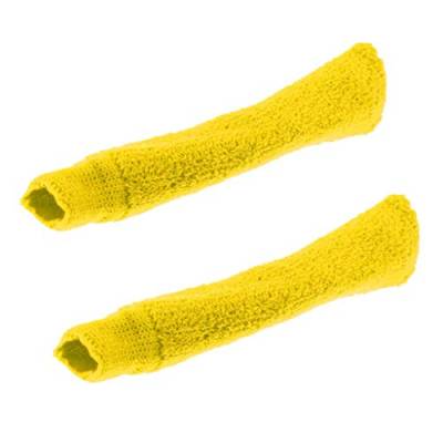 Tenlacum Griffband für Badminton-/Tennisschläger, zum Überziehen von Handtüchern, 4 Farben (gelb) von Tenlacum