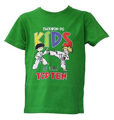 T-Shirt für Kinder „ITF Kids“ für Kinder - Gr. XXS = 140 cm, Gruen von TOP TEN