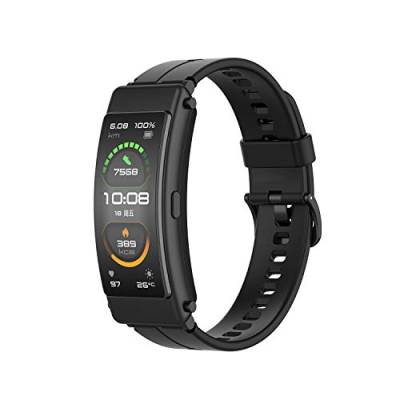 TopTen Uhrenarmband kompatibel mit Huawei Talkband B6 Band, Silikonarmband, Ersatzzubehör, verstellbares Armband (schwarz) von TopTen