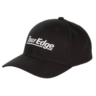 Tour Edge Men's Core Logo Golf Cap, Mens, Black/white, One size | American Golf von Tour Edge
