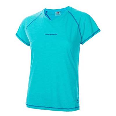 Trangoworld Damen Musia T-Shirt, Blau Türkis/Dunkelblau, XS von Trangoworld