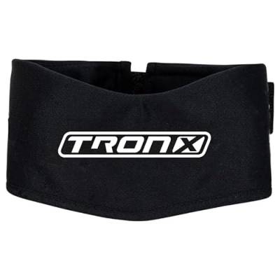 TronX Youth Core Collar Nackenschutz für Eishockey, schwarz, schnittfest mit verstärktem Polyester, Halsumfang – 25,4 cm – 35,6 cm von TronX