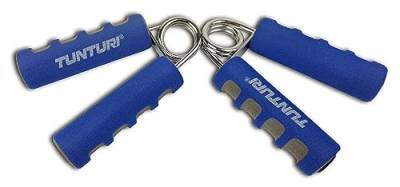Tunturi 2er Set Handtrainer, Fingertrainer in Blau, Kraftübungen für Hand und Griffstärke, Unterarmtrainer von Tunturi