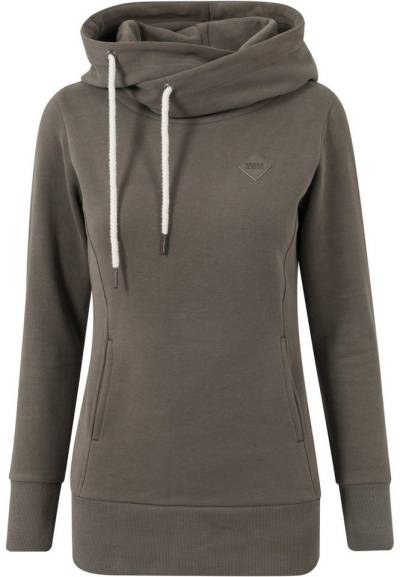 URBAN CLASSICS Kapuzenpullover Urban Classics Damen Ladies Long Logopatch Hoody (1-tlg) von URBAN CLASSICS