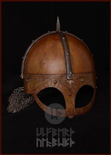 Der Gjermundbu Helm mit vernieteter Brünne, Gr. M von Ulfberth