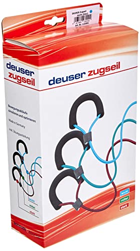 Deuser Zugseil leicht Fitnessband, blau, one Size von Deuser