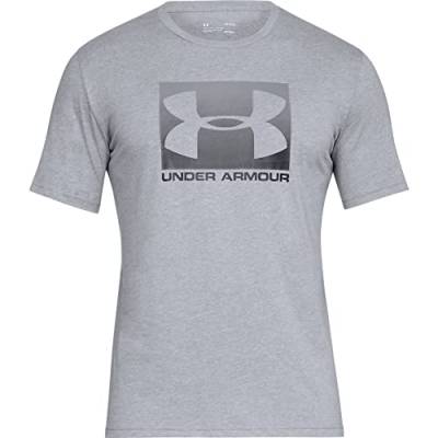 Under Armour Herren UA BOXED SPORTSTYLE, atmungsaktives Sportshirt, schnelltrocknendes Funktionsshirt mit loser Passform von Under Armour