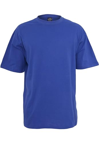 Urban Classics Herren T-Shirt Tall Tee, Oversized T-Shirt für Männer, Baumwolle, gerippter Rundhals, royal, 4XL von Urban Classics