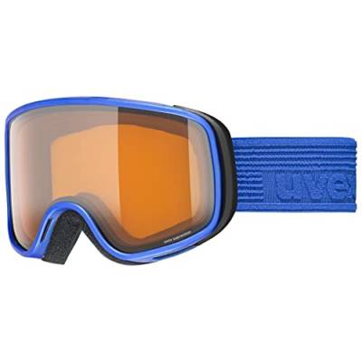 uvex Unisex Kinder, scribble LG Skibrille, cobalt mat/lasergold-clear, one size von Uvex