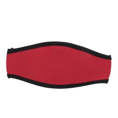 VGEBY Tauchen Slap Straps Abdeckung, Neopren Double Layer Dive Hair Protector Wrap Schnorcheln Haarband für Wassersport (Rot) von VGEBY