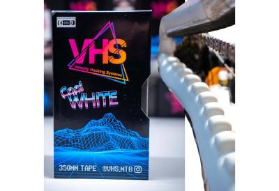VHS Rahmenschutzband VHS 2.0 Slapper Tape Fahrrad Kettenstrebenschutz Selbstklebend Weiss von VHS