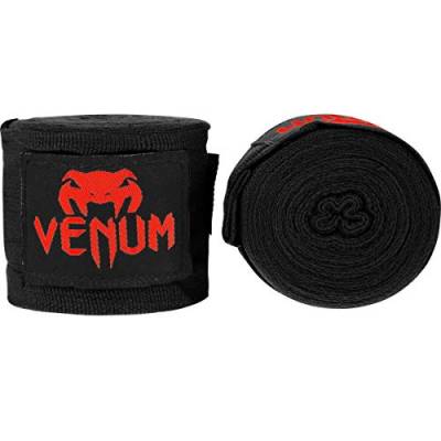 Venum Kontakt Boxbandagen - Schwarz/Rot - 2.5 M von Venum