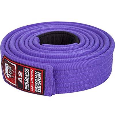 Venum Unisex Erwachsene Gürtel Brazilian Jiu-Jitsu Belt, Violett, A4 von Venum