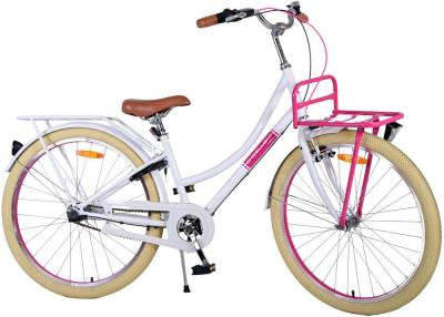 Volare Kinderfahrrad Kinderfahrrad Excellent Fahrrad für Mädchen 26 Zoll Kinderrad in Weiß von Volare