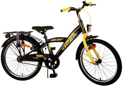 Volare Kinderfahrrad Kinderfahrrad Thombike für Jungen 20 Zoll Kinderrad in Schwarz Gelb von Volare