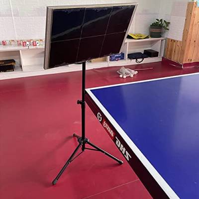 Gummi-Tischtennis-Rebound-Board-Rebounder, zusammenklappbares Selbsttrainings-Pingpong-Trainingsgerät mit Ständer, tragbares, verstellbares Return-Board für Kinder und Erwachsene von WJYLM