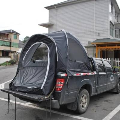 Pickup-Truck-Zelt, tragbares Doppellagiges LKW-Zelt, mit abnehmbarem Regenschutz, wasserdichtes PU4000-Oxford-Tuch, einfache Installation, für Camping, Wandern, Angeln von WJYLM