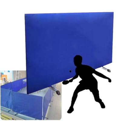 Tischtennis-Barriere, beweglicher Clubspiel-Surround-Barriereblock, temporärer Trennwand mit drehbarer Halterung für Schulen, Stadien (Größe: 140 x 75 cm, 1 Stück) von WJYLM