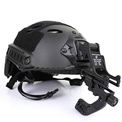 WLXW Nachtsicht Halterung+J-Arm, Taktischer Helm NVG-Montagezubehör, PVS-14 Für Mich Fast M88 Paintball-Helm von WLXW