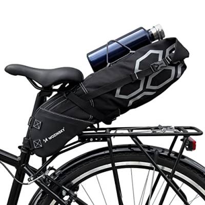 WOZINSKY Satteltasche Fahrradtasche Wasserdicht Reisetasche Tasche für Fahrrad, Mountainbike, ebike, MTB, Rennrad Bike Bag Fahrradtasche Sattel Fahrradsatteltasche 12 L von WOZINSKY
