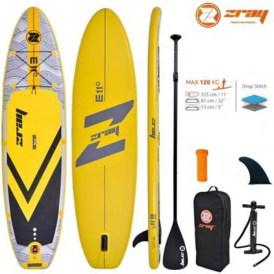ZRAY EVASION DELUXE 11.0 SUP Board Stand Up Paddle Surf-Board ALU Paddel ISUP... von WassersportEuropa