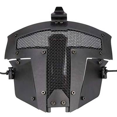 Will Outdoor Full Face Steel Mesh Helm Zubehör Maske, Geeignet für Paintball-Schießen mit CS-Spielen von Will Outdoor