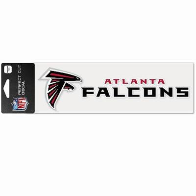 Wincraft NFL Atlanta Falcons WCR48877014 Perfect Cut Aufkleber, 7,6 x 25,4 cm von Wincraft