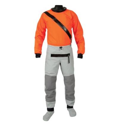 Herren Kajak Dry Suit Surfen Schwimmen Dry Suit Wasserdicht Atmungsaktiv Outdoor Sport Drysuit Orange S von Wjnvfioo