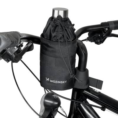 Wozinsky Trinkflasche Thermal Cycling Trinkflasche / Flaschentasche für Fahrrad schwarz von Wozinsky