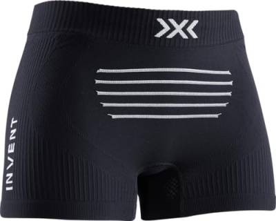 X-Bionic Damen LT Boxer Shorts 4.0, Opal Black/Arctic White, L von X-Bionic