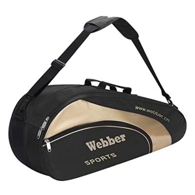 Badminton Schlägertasche Schlägertasche Tennis Squash- Badmintonschläger Verdickt Tragbar Umhängetasche Sporttasche Outdoor Gymnasium Fitnessstudio Sporttasche Große Kapazität von XGOPTS