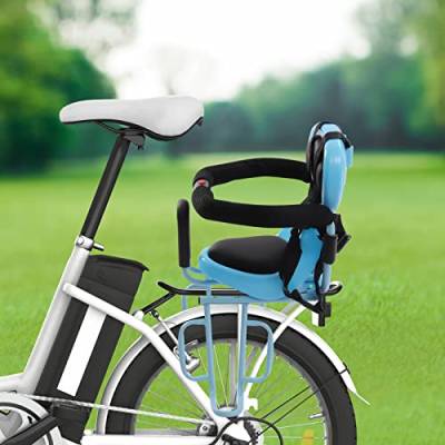 Kindersitz Fahrrad Hinten Sicherheits-Kindersitz Mit Pedal und Sicherheitsbügel, für Mountainbikes,Citybikes,Falträder, für Mountainbike bis 30 kg, von 8 Monaten bis 6 Jahren von Xigner