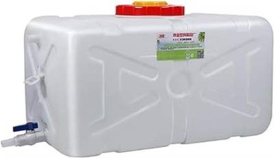 YXCUIDP Wasservorratsbehälter Outdoor-Reiseeimer Tragbarer Auto-Wassertank Wohnwagen, Camping, Wandern, Wasserflasche (Color : White, Size : 150L) von YXCUIDP