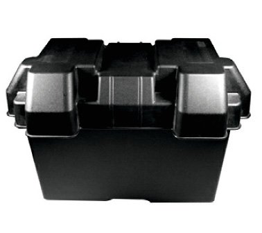 Batteriekasten / Batteriebox / Batteriehalterung schwarz von Yacht Steel
