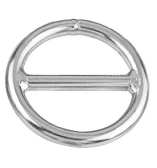 Ring mit Steg, Edelstahl, 8mm, 50mm von Yacht Steel