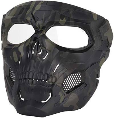 Airsoft-Vollmaske, Skelettrahmen mit Schutzbrille, Halloween-Maske mit voller taktischer Schutzhülle, die für Paintballspiele, Filmrequisitenpartys und andere Outdoor-Aktivitäten verwendet wird. von Yuting