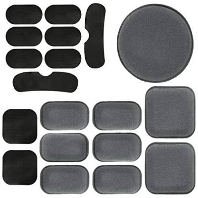 Yzpacc Universal Airsoft Helm Pads, Taktische Helm Ersatz Schaumstoff Polsterung, Fahrrad Zubehörmatten für Fast Mich CS ACH FMA USMC PASGT (grau) von Yzpacc