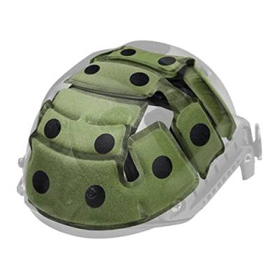 Yzpacc Airsoft Helm Polsterung Helmpolster Helm Pads Set, Zweite Generation GRÜN von Yzpacc