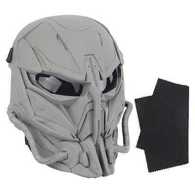 Yzpacc Outdoor Maske Punisher Maske Zweite Generation Vollgesichtsmaske für Halloween Jagd CS Wargame Taktische Ausrüstung Filmrequisiten Verstellbare Größe von Yzpacc