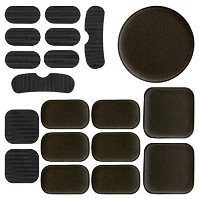 Yzpacc Universal Airsoft Helm Pads, Taktische Helm Ersatz Schaumstoff Polsterung, Fahrrad Zubehörmatten für Fast Mich CS ACH FMA USMC PASGT (Kaffee) von Yzpacc