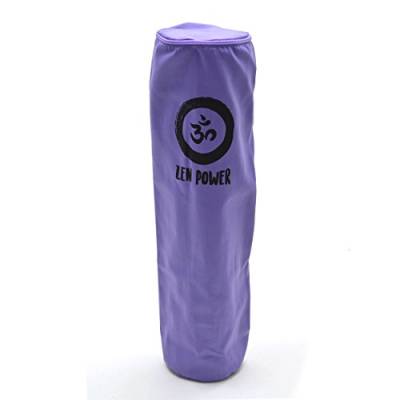 Zen Power - Yoga-Tasche Namaste aus 100% Baumwolle - praktischer Yoga-Beutel - 63x25cm in Lila von Zen Power