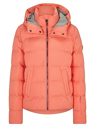 Ziener Damen TUSJA Ski-Jacke/Winter-Jacke | warm, atmungsaktiv, wasserdicht, vibrant peach, 38 von Ziener