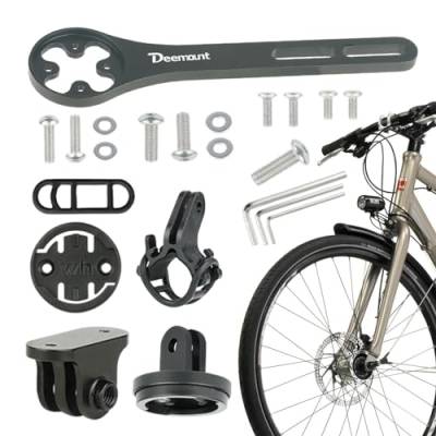 acime Fahrradvorbau verstellbar, Fahrradvorbauverlängerung | Lenkererhöhungsverlängerung | Schwarze Fahrradvorbauverlängerung aus Aluminiumlegierung, kompatibel mit Rennrädern, BMX, Mountainbikes, von acime