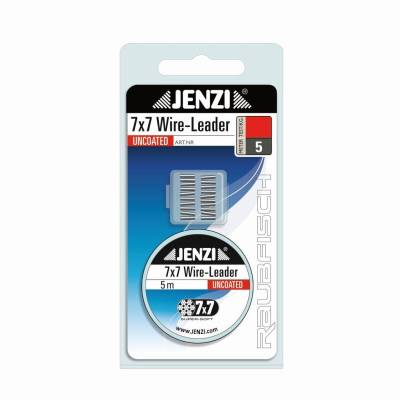 JENZI Powerflex 7x7 Super Soft Stahlvorfach Spule 20kg 5m... (1,21 € pro 1 m)