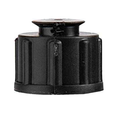 Kunststoff Gewindeschutzkappe für Paintball HP & Co2 Flaschen (schwarz)