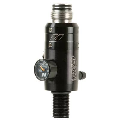 PowerHouse TKO "Longbody" Paintball HP Regulator (300Bar/4500PSI) BLACK