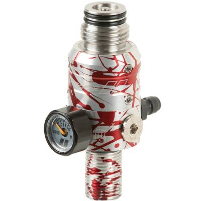 PowerHouse TKO Paintball HP Regulator (300Bar/4500PSI) BLOOD SPLATTER