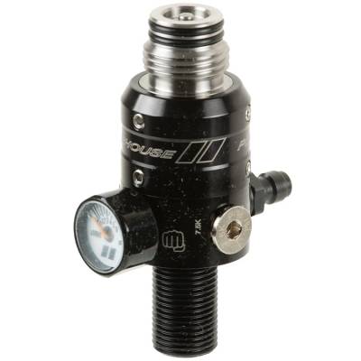 PowerHouse TKO TITANIUM Paintball HP Regulator (300Bar/4500PSI) BLACK