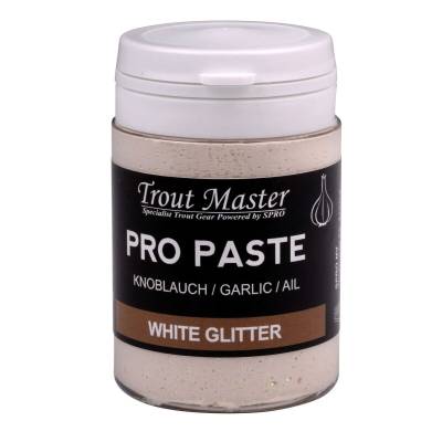 TROUTMASTER Pro Paste Garlic 60g White Glitter (60,67 € pro 1 kg)